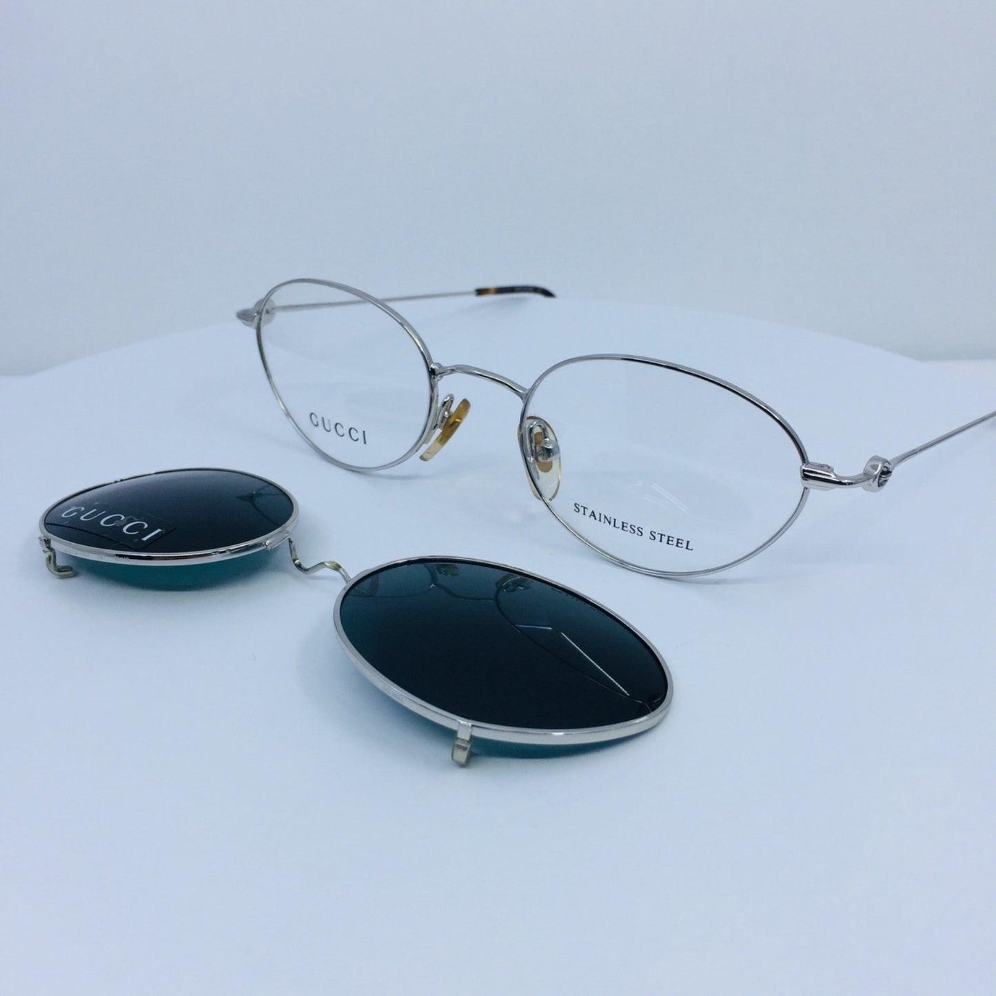 Vintage Gucci GG 2624 Silver Eyeglasses - Super Vision Optical