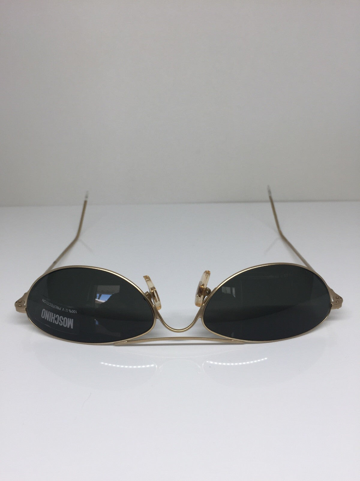 Vintage Moschino By Persol M. 3063-S Gold Sunglasses - Super Vision Optical