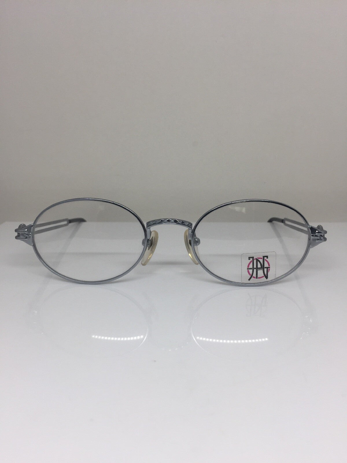 Vintage Jean Paul Gaultier JPG 57-6103 Silver Eyeglasses - Super Vision Optical