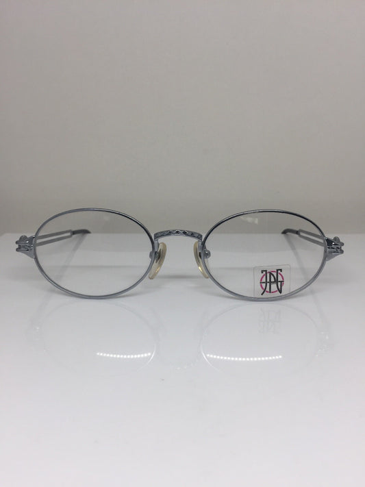 Vintage Jean Paul Gaultier JPG 57-6103 Silver Eyeglasses - Super Vision Optical