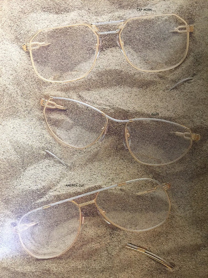 Vintage FRED Lunettes Paris Cap Horn Gold Sunglasses - Super Vision Optical