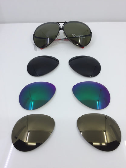 Vintage Porsche Design P8478 Black Sunglasses - Super Vision Optical