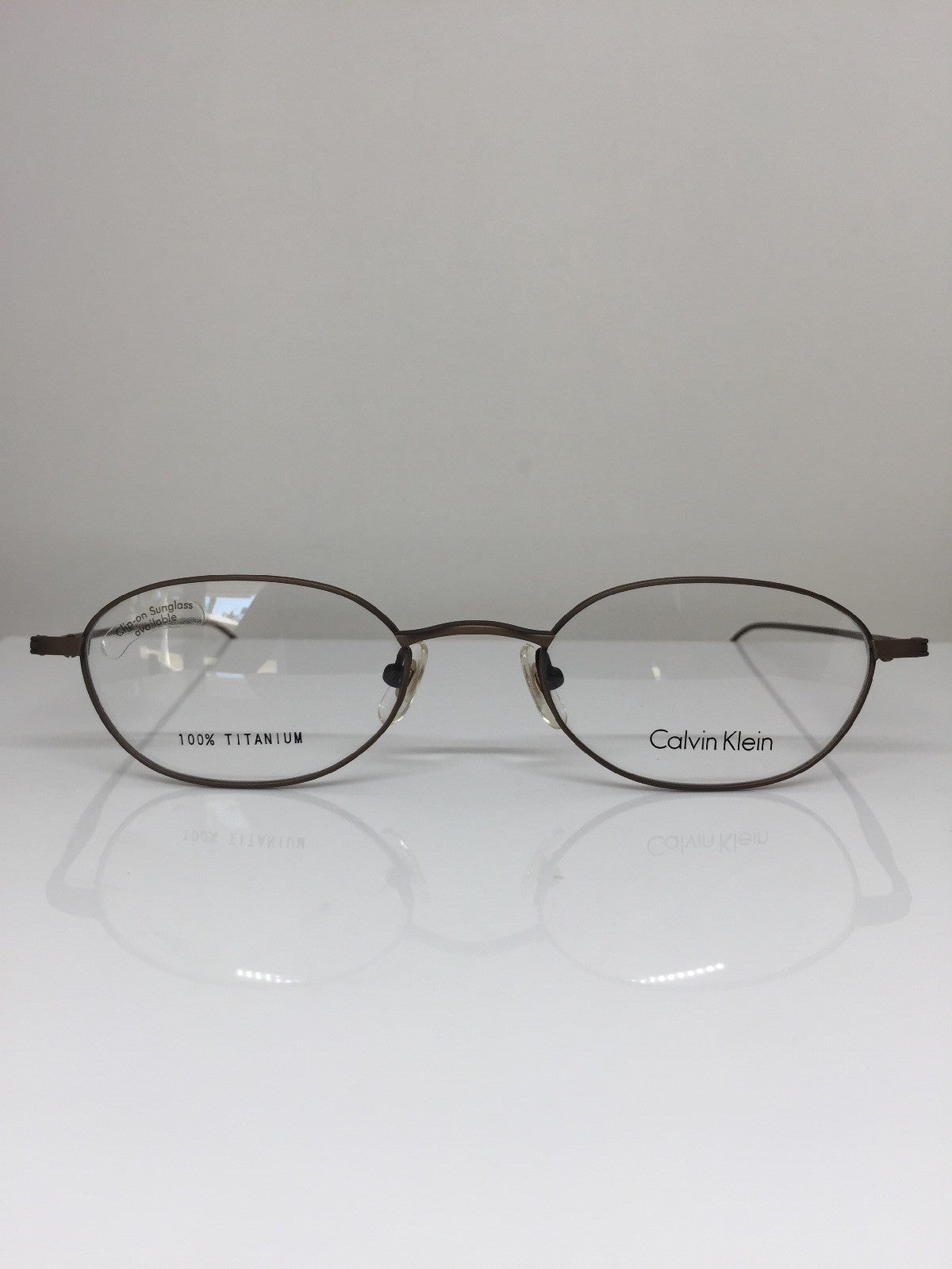 Vintage Calvin Klein CK 510 Brown Eyeglasses - Super Vision Optical