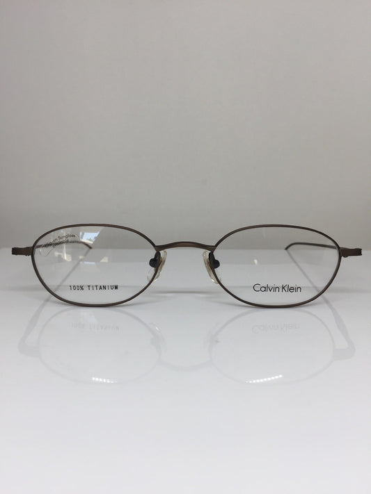 Vintage Calvin Klein CK 510 Brown Eyeglasses - Super Vision Optical