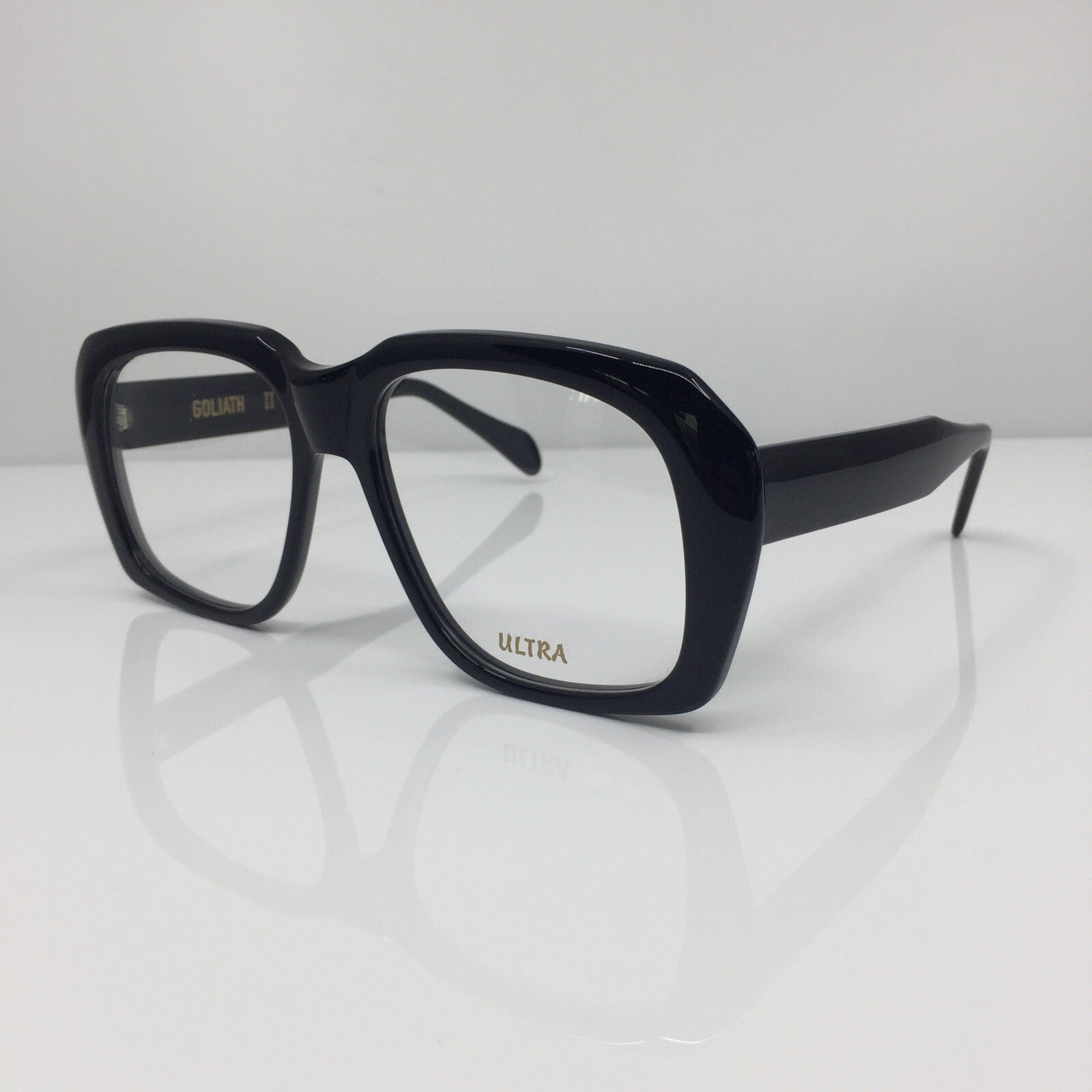Vintage ULTRA GOLIATH Ultra Goliath 2 Black Eyeglasses - Super Vision Optical