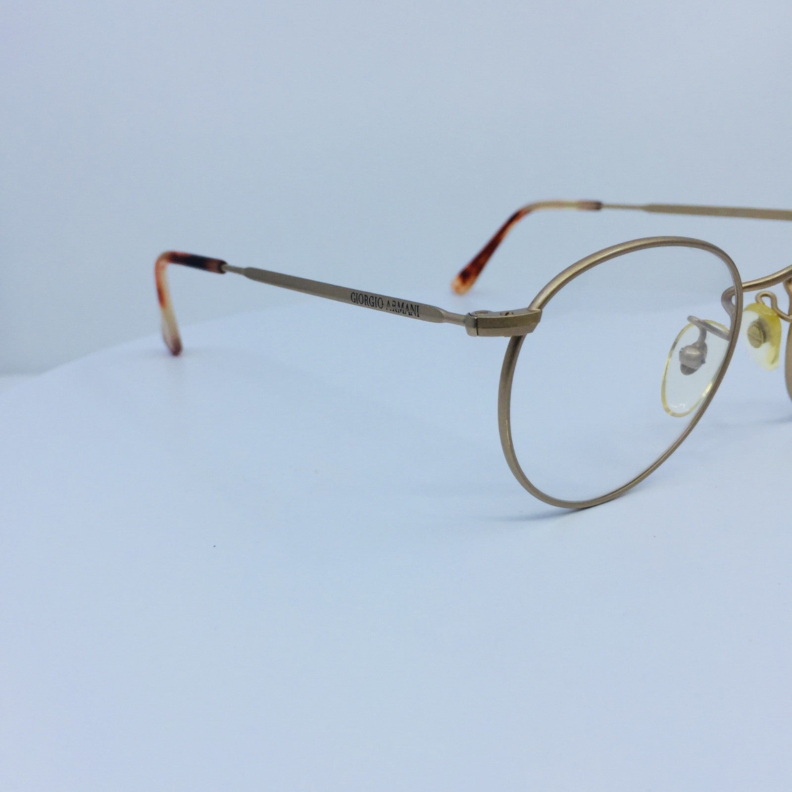 Vintage Giorgio Armani GA 130 Gold Eyeglasses - Super Vision Optical