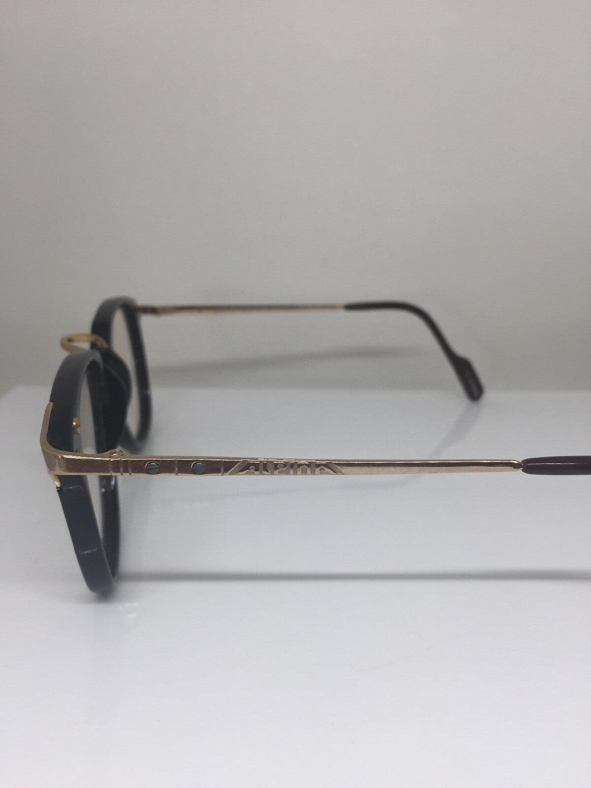 Vintage Alpina FA 9 33 309 03 Black Eyeglasses - Super Vision Optical