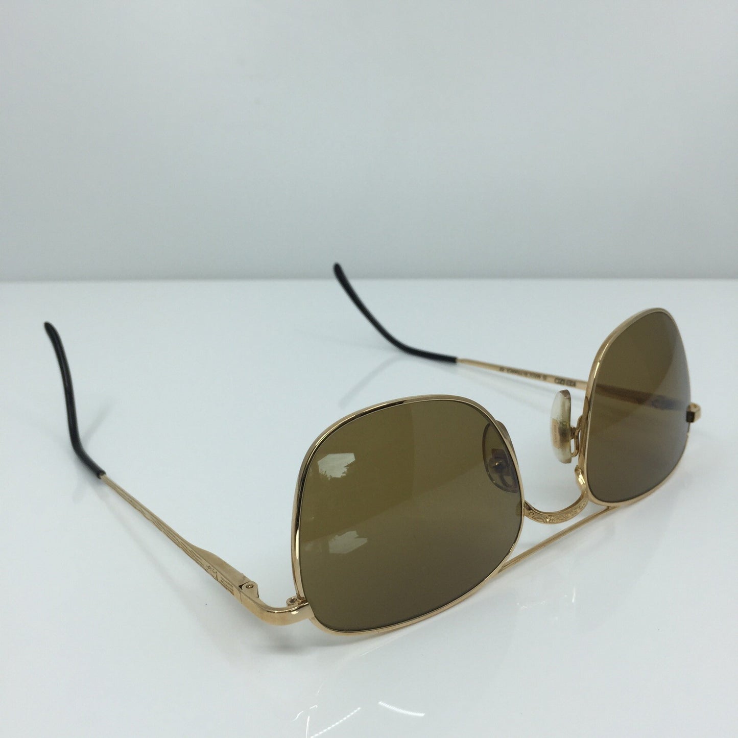 Vintage Kenzo Kenzo Trench K. 1136 K. 13 Gold Sunglasses - Super Vision Optical