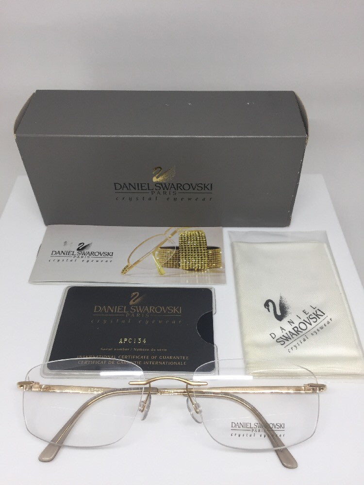 Vintage Daniel Swarovski S 065 Gold Eyeglasses - Super Vision Optical