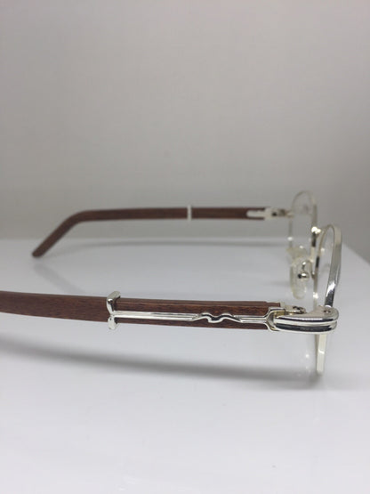 Vintage Kashab by Seagull Kashab by Seagull 46 Silver Eyeglasses - Super Vision Optical