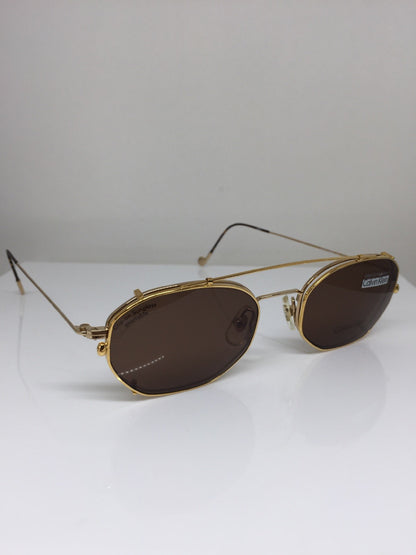 Vintage Calvin Klein CK 138 Gold Sunglasses - Super Vision Optical