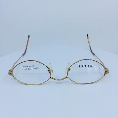 Vintage Gucci GG 2648 Gold Eyeglasses - Super Vision Optical