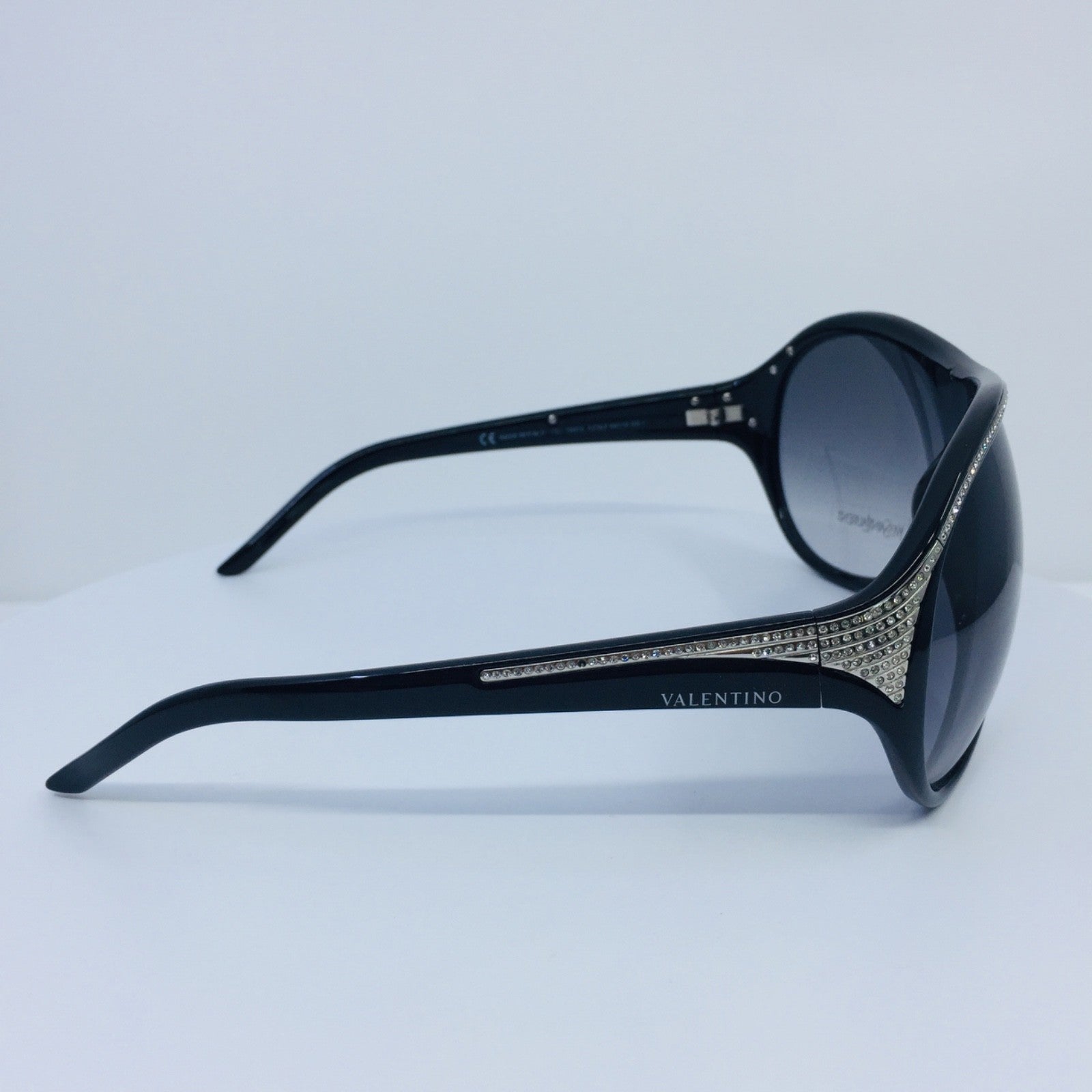 Vintage Valentino V 5445/S Black Sunglasses - Super Vision Optical
