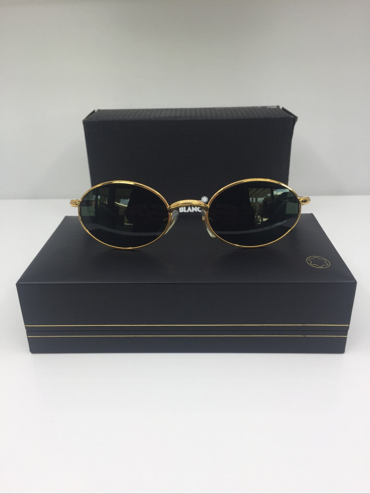 Vintage Mont Blanc 065393 Black Sunglasses - Super Vision Optical
