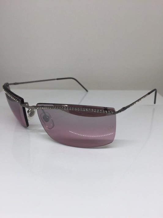 Vintage Giorgio Armani GA 1537-B Gunmetal Sunglasses - Super Vision Optical