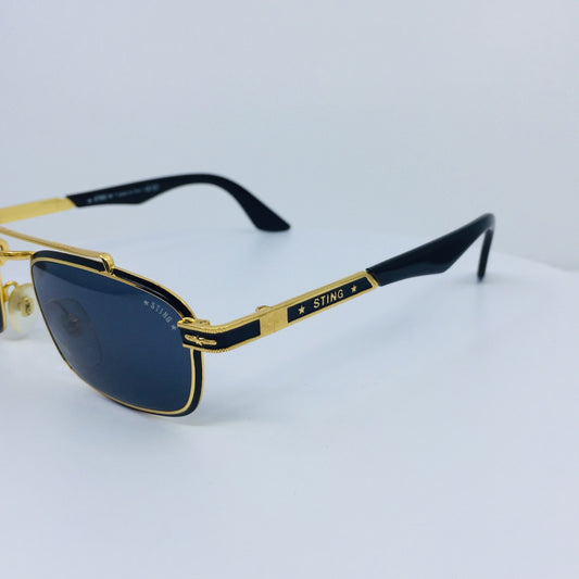 Vintage STING by Colors in Optics Mod. 652/Z Black Sunglasses - Super Vision Optical