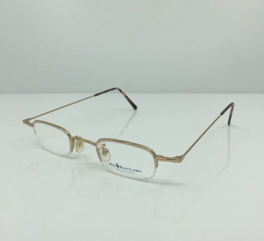 Vintage Polo Ralph Lauren POLO 388 Gold Eyeglasses - Super Vision Optical
