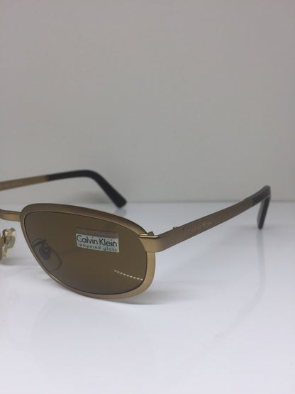 Vintage Calvin Klein CK 251-S Gold Sunglasses - Super Vision Optical