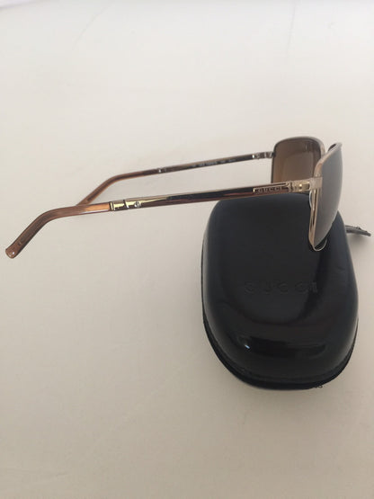 Vintage Gucci GG 1689/S Gold Sunglasses - Super Vision Optical