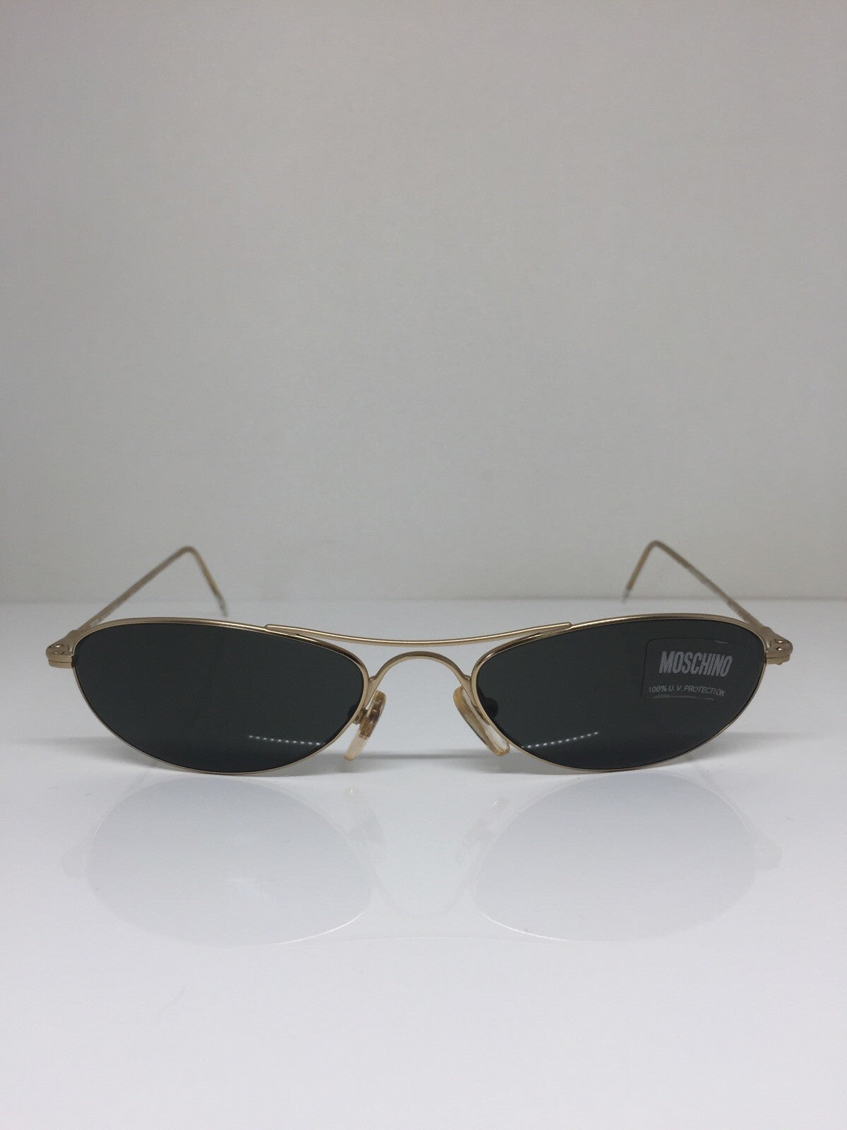 Vintage Moschino By Persol M. 3063-S Gold Sunglasses - Super Vision Optical
