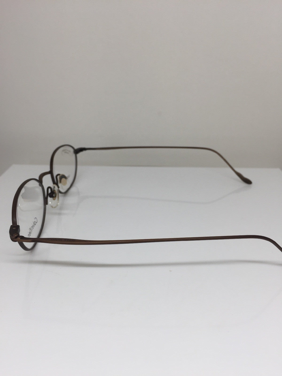 Vintage Calvin Klein CK 510 Brown Eyeglasses - Super Vision Optical