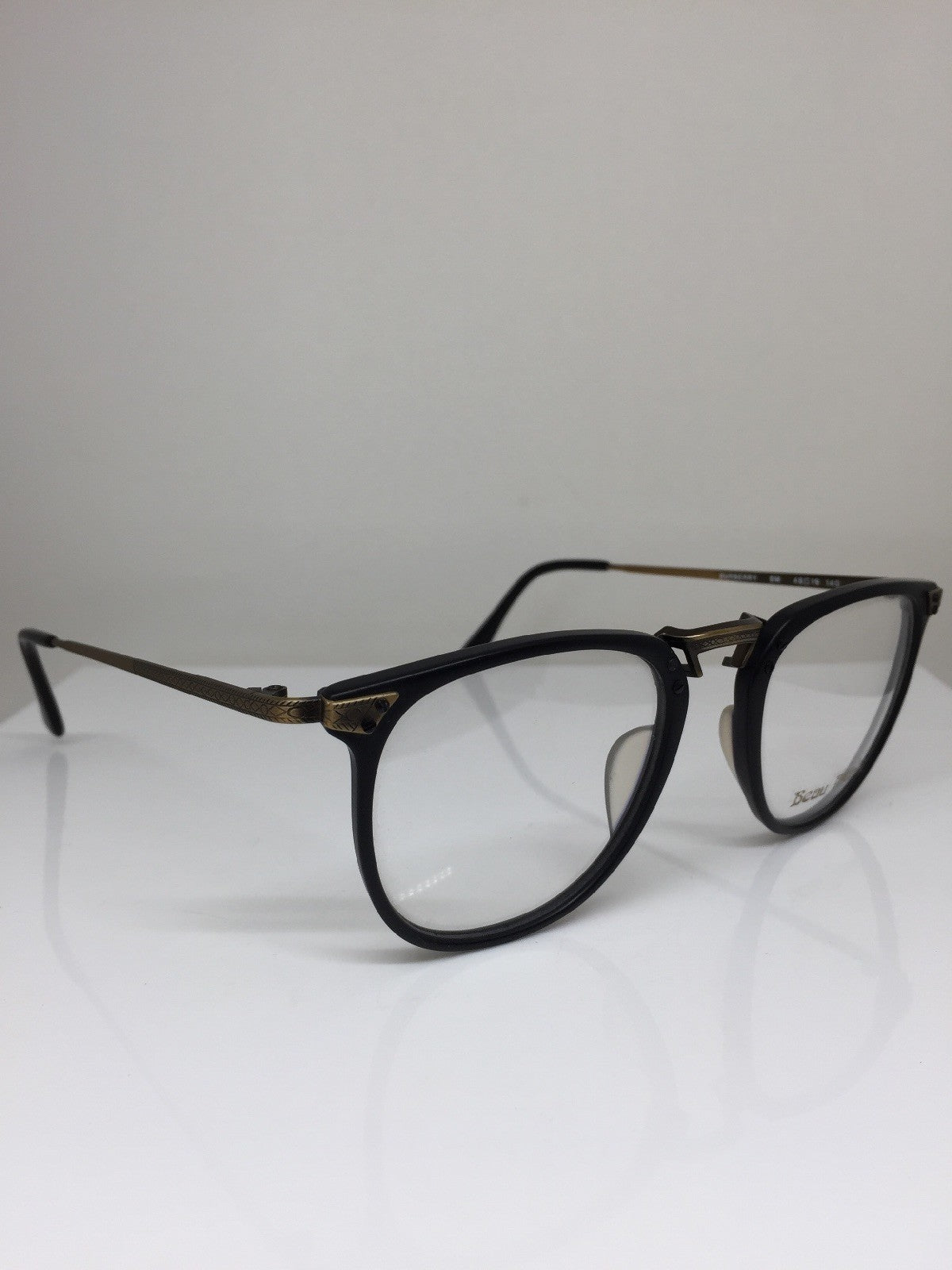 Vintage Beau Monde Collection Burberry Black Eyeglasses - Super Vision Optical