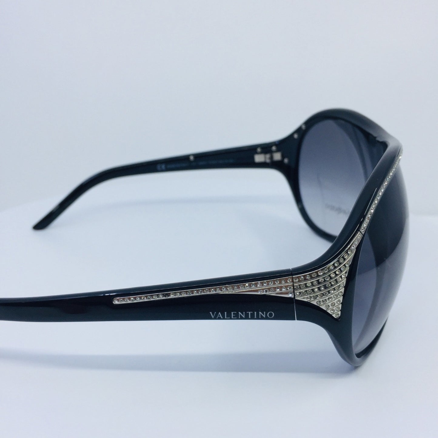 Vintage Valentino V 5445/S Black Sunglasses - Super Vision Optical