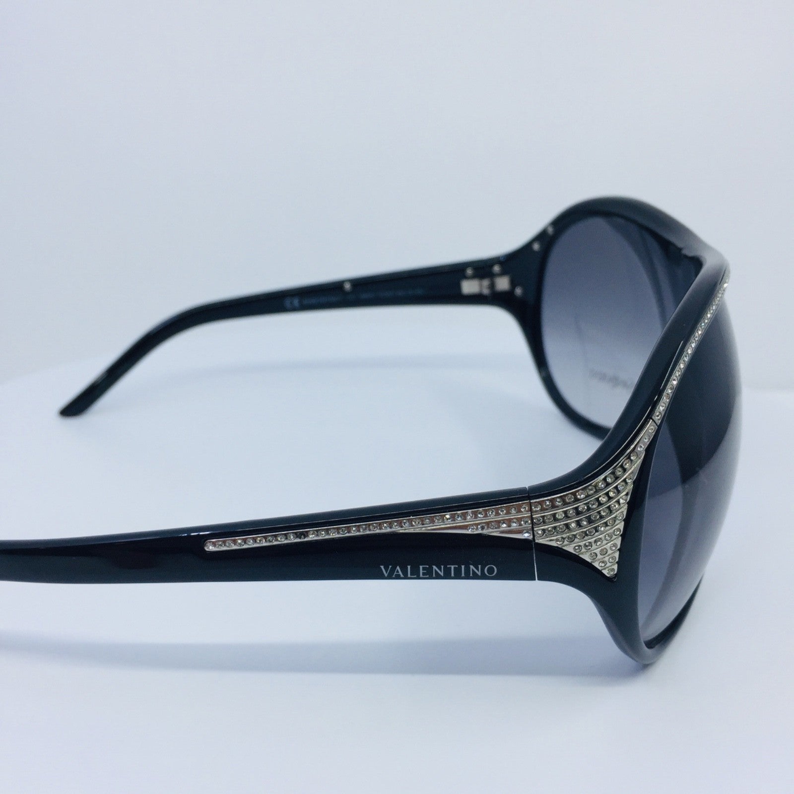 Vintage Valentino V 5445/S Black Sunglasses - Super Vision Optical