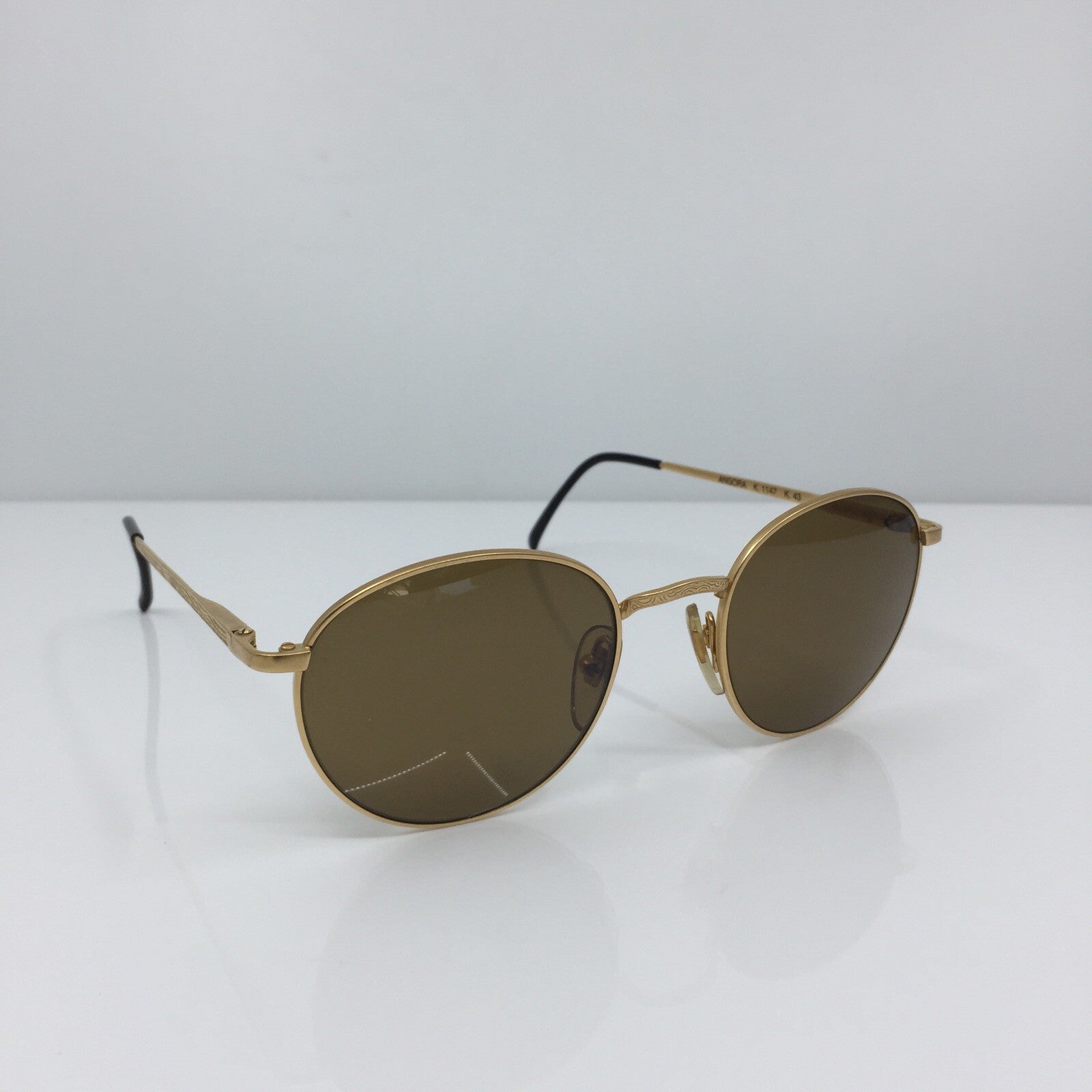 Vintage Kenzo Angora K. 1147 K. 43 Gold Sunglasses - Super Vision Optical