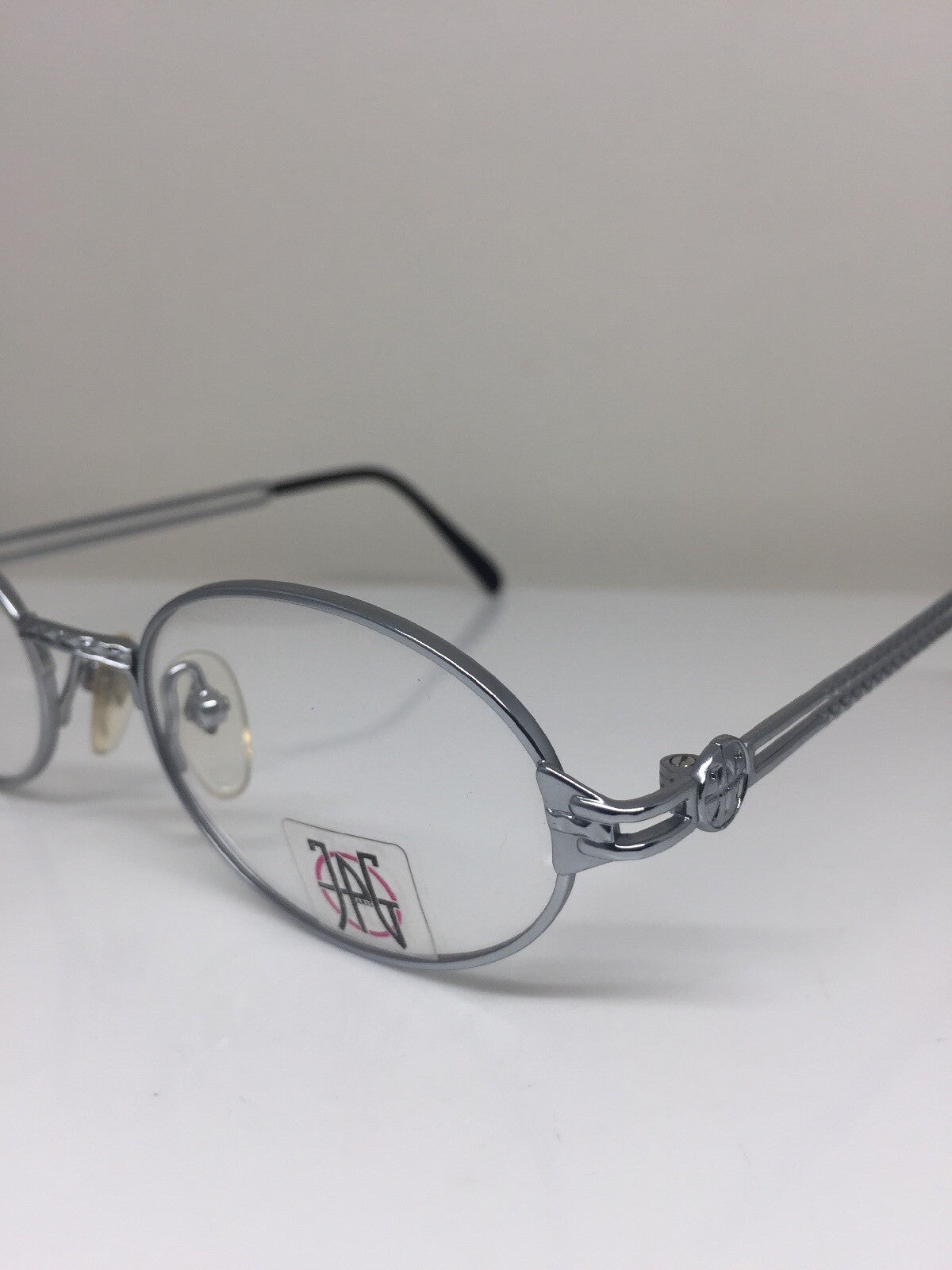 Vintage Jean Paul Gaultier JPG 57-6103 Silver Eyeglasses - Super Vision Optical