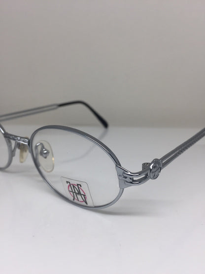 Vintage Jean Paul Gaultier JPG 57-6103 Silver Eyeglasses - Super Vision Optical