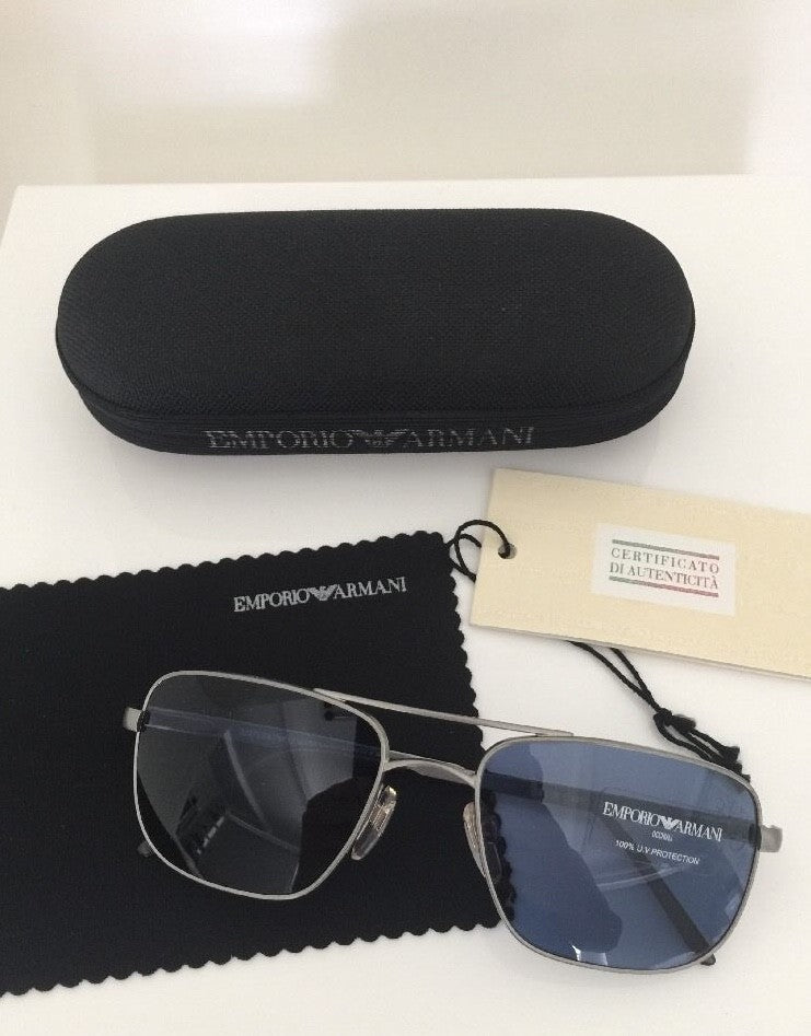Vintage Emporio Armani EA 159-S Silver Sunglasses - Super Vision Optical