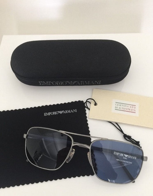 Vintage Emporio Armani EA 159-S Silver Sunglasses - Super Vision Optical