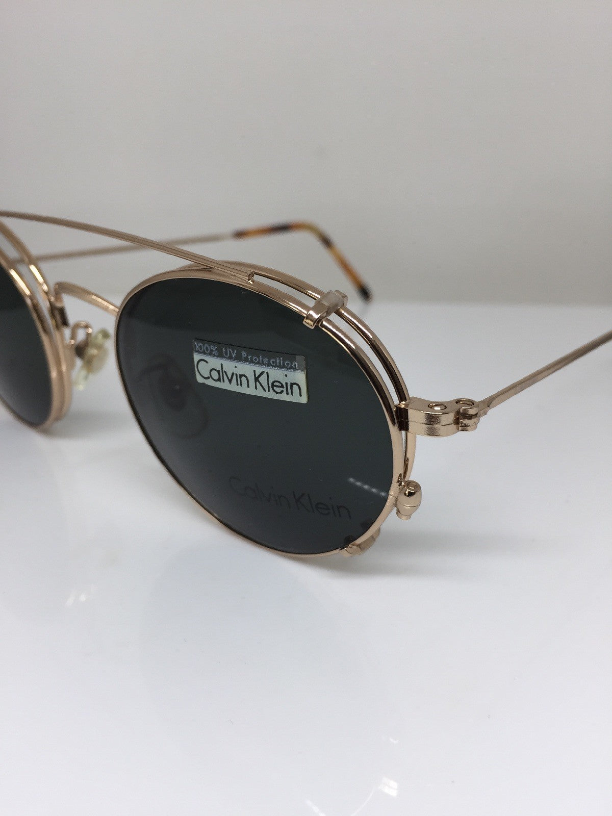 Vintage Calvin Klein CK 225 Gold Sunglasses - Super Vision Optical