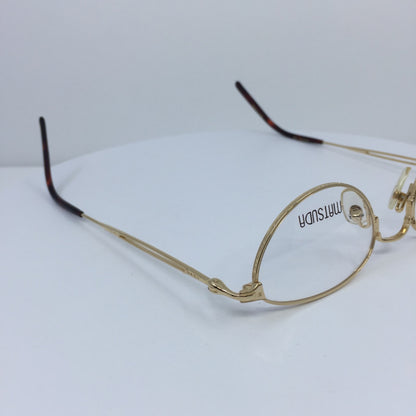 Vintage Matsuda 2877 Gold Eyeglasses - Super Vision Optical