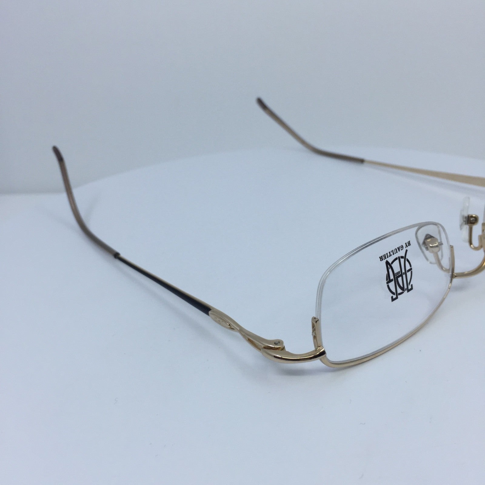 Vintage Jean Paul Gaultier JPG 57-0030 Gold Eyeglasses - Super Vision Optical