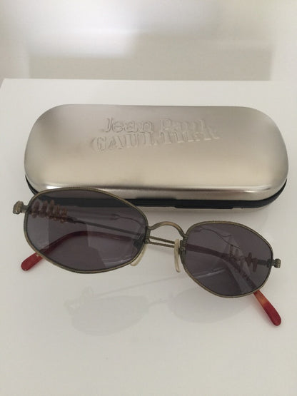 Vintage Jean Paul Gaultier JPG 56-5101 Gold Sunglasses - Super Vision Optical