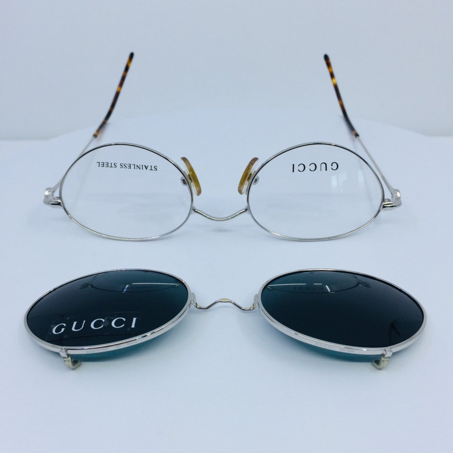 Vintage Gucci GG 2624 Silver Eyeglasses - Super Vision Optical