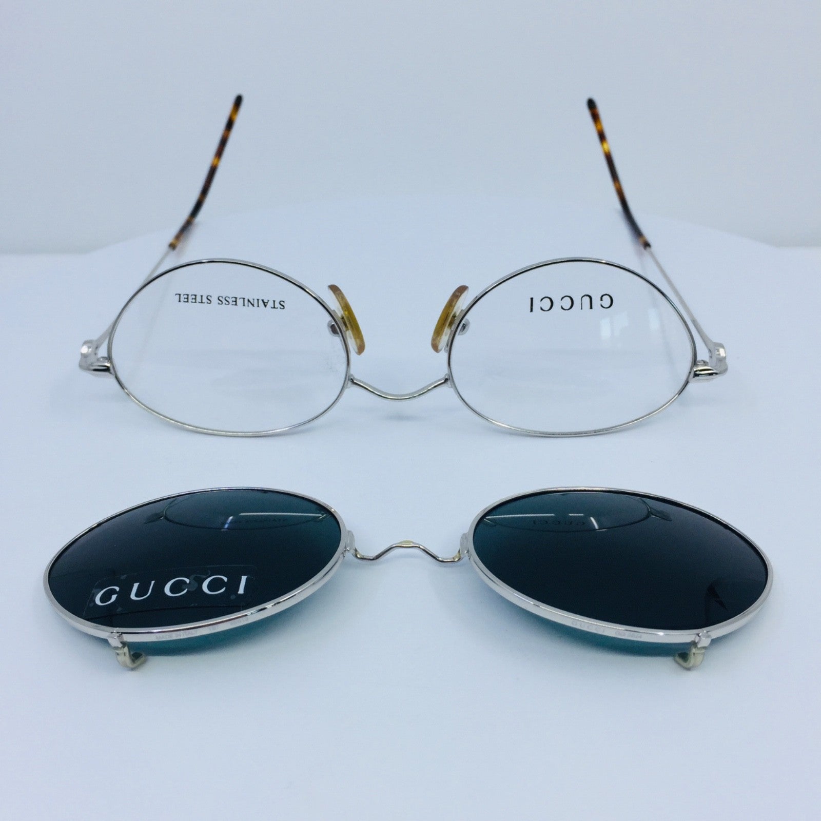 Vintage Gucci GG 2624 Silver Eyeglasses - Super Vision Optical