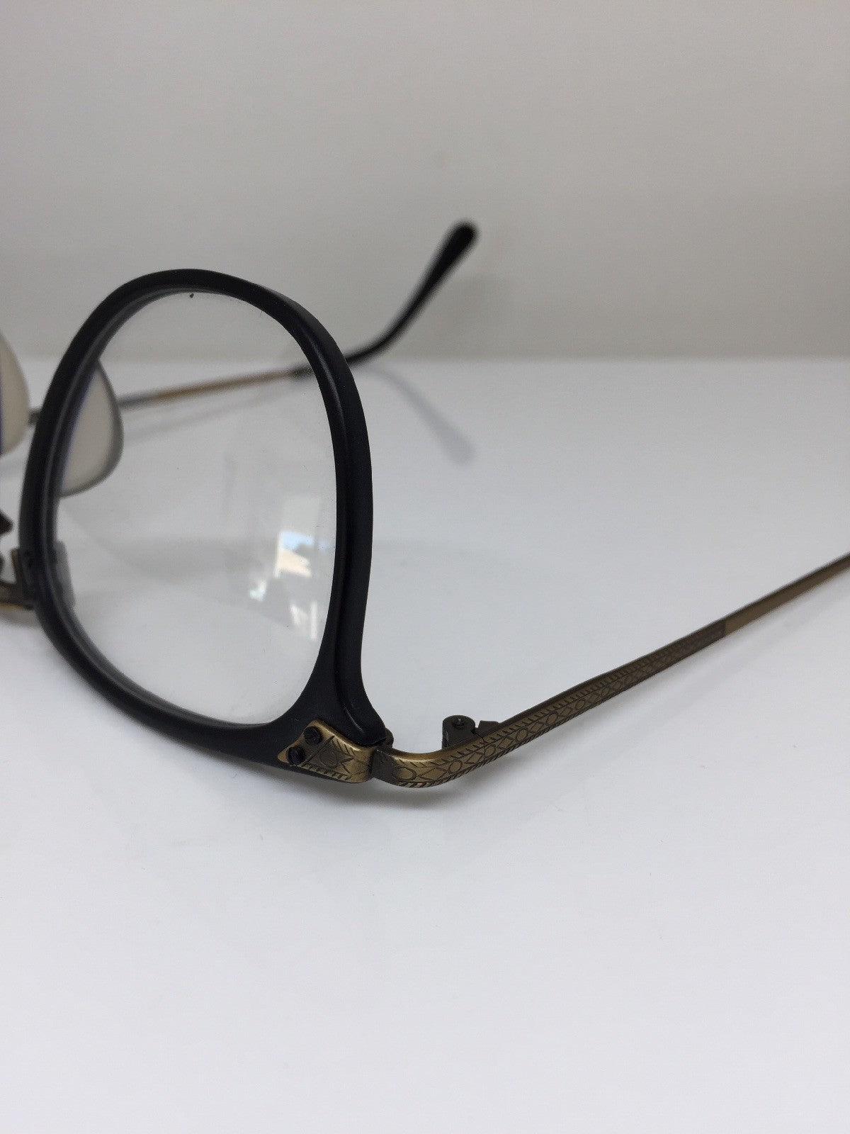 Vintage Beau Monde Collection Burberry Black Eyeglasses - Super Vision Optical