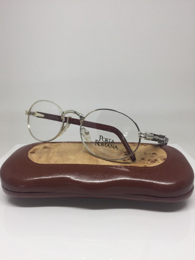 Vintage Porta Romana PORTA Romana 41 Silver Eyeglasses - Super Vision Optical