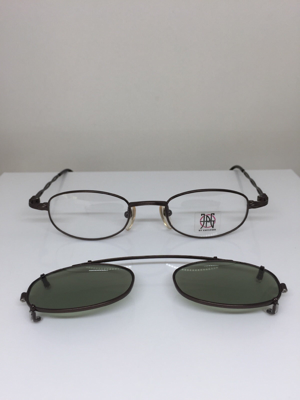 Vintage Jean Paul Gaultier JPG 57-0005 Brown Eyeglasses - Super Vision Optical