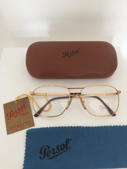 Vintage Persol Austin Gold Sunglasses - Super Vision Optical