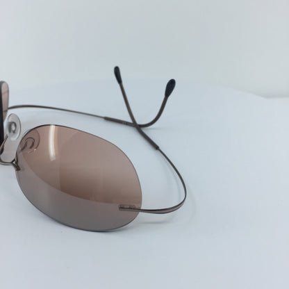 Vintage Silhouette TMA 8067 Brown Sunglasses - Super Vision Optical