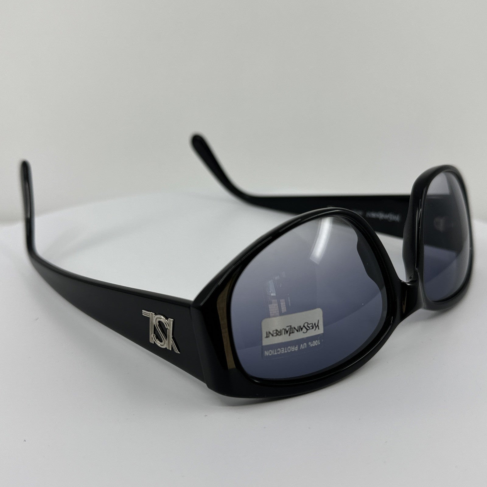 Vintage Saint Laurent YSL 6553 Black Sunglasses - Super Vision Optical