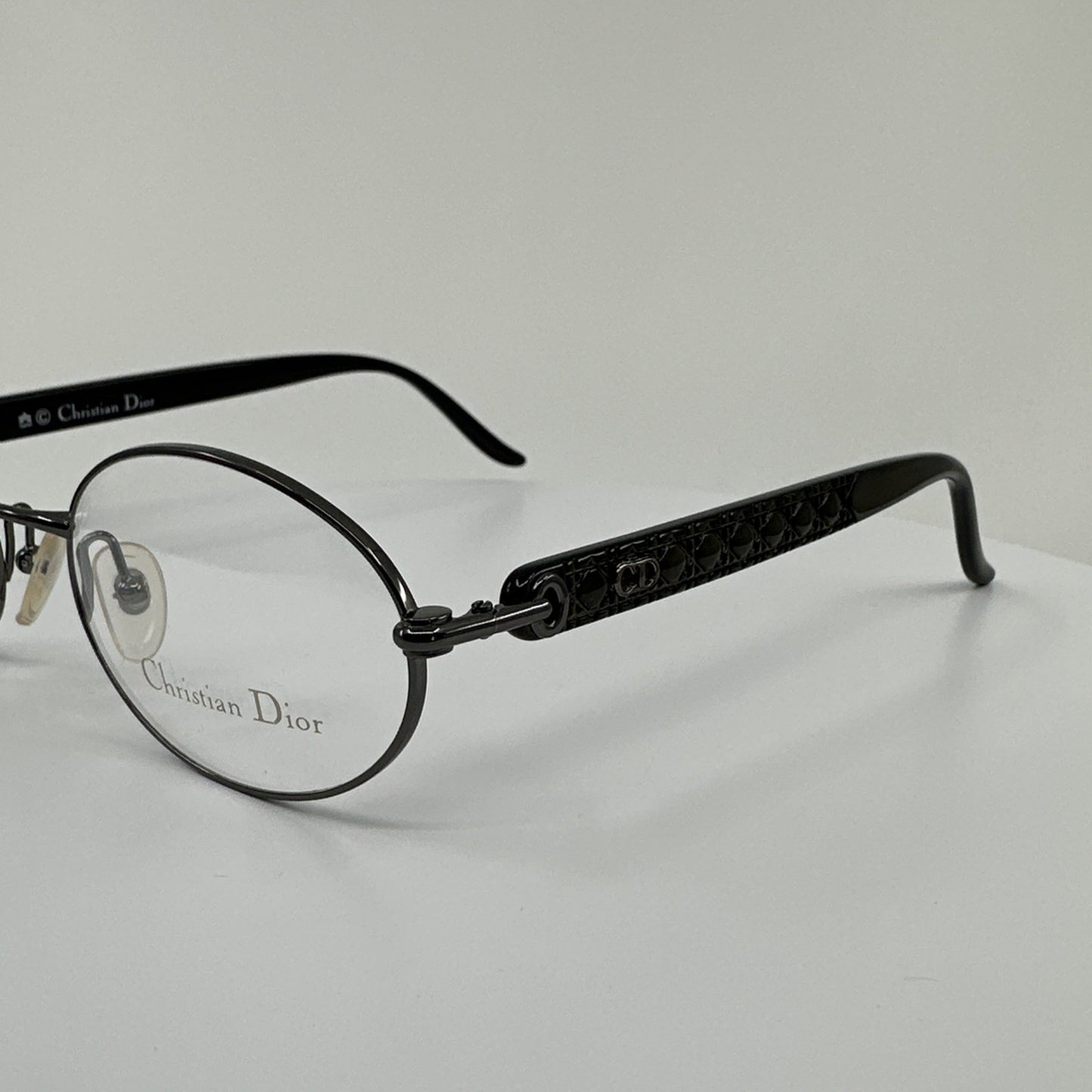 Vintage Christian Dior CD 3510 Gunmetal Eyeglasses - Super Vision Optical