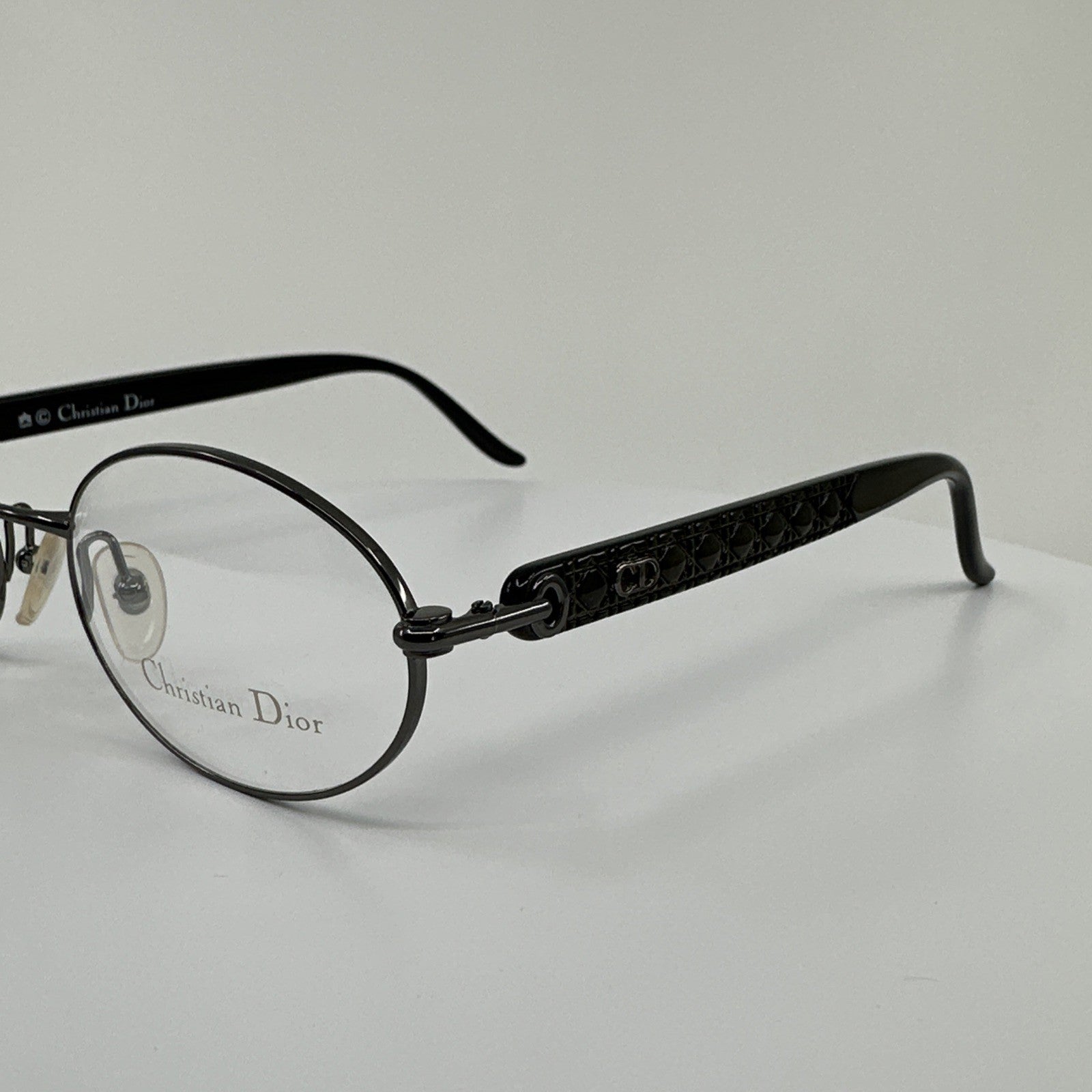 Vintage Christian Dior CD 3510 Gunmetal Eyeglasses - Super Vision Optical