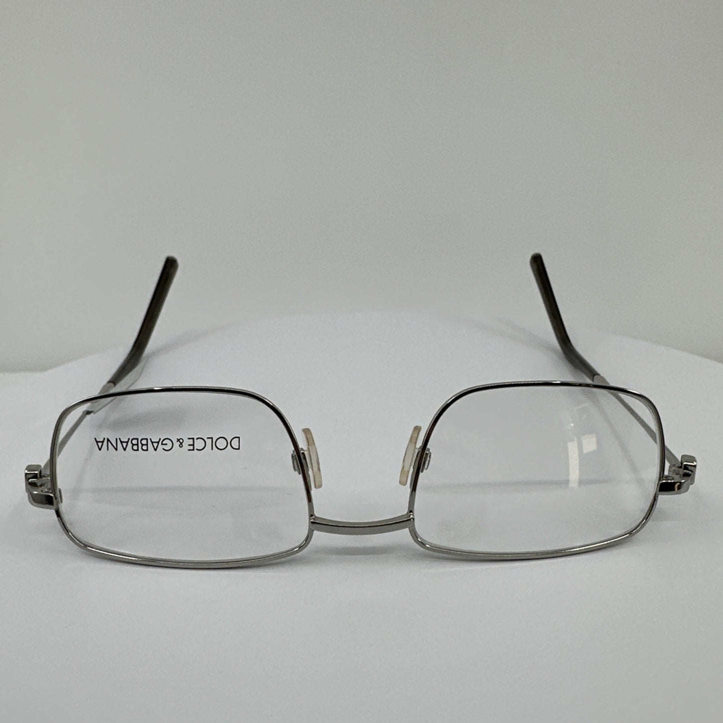 Vintage Dolce & Gabbana DG 458 Silver Eyeglasses - Super Vision Optical