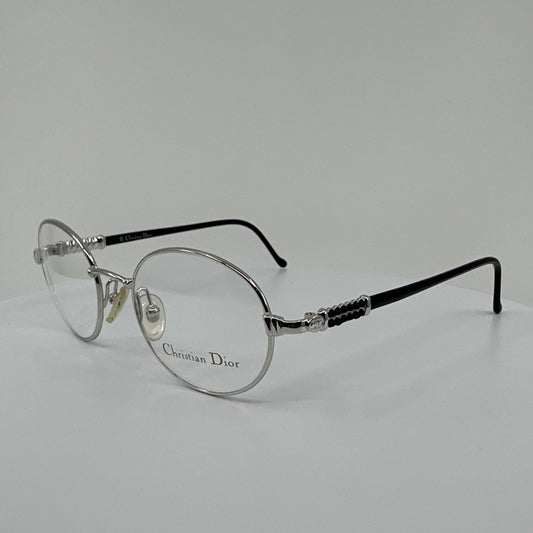 Vintage Christian Dior CD 3538 Silver Sunglasses - Super Vision Optical