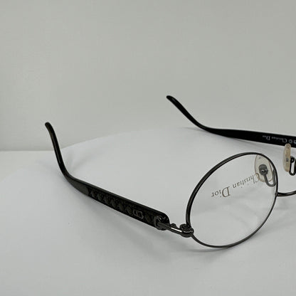 Vintage Christian Dior CD 3510 Gunmetal Eyeglasses - Super Vision Optical
